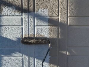 外壁塗装　上塗り