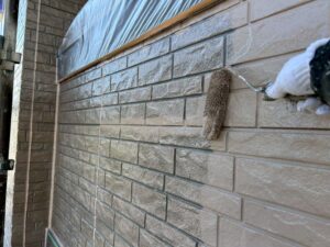 外壁塗装　施工中