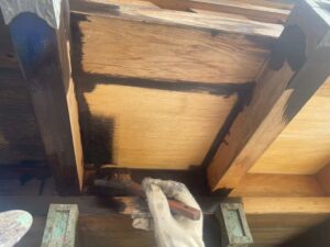 伊那市軒天施工中