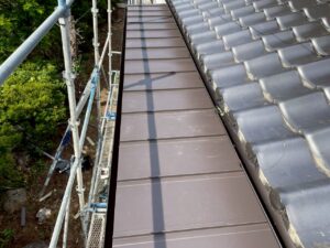 伊那市施工後　屋根