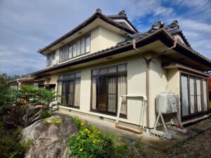 伊那市モルタル　施工前