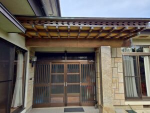 伊那市施工前　玄関