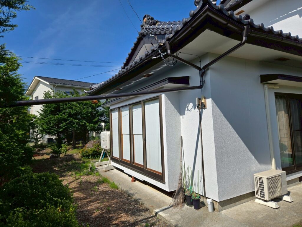 伊那市モルタル　施工後