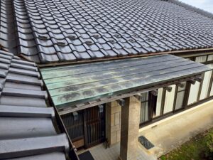 伊那市施工前屋根