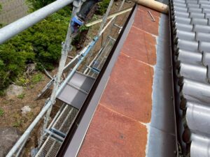 伊那市施工前　屋根