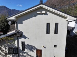 上田市モルタル外壁施工前