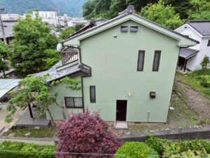 上田市モルタル外壁施工後