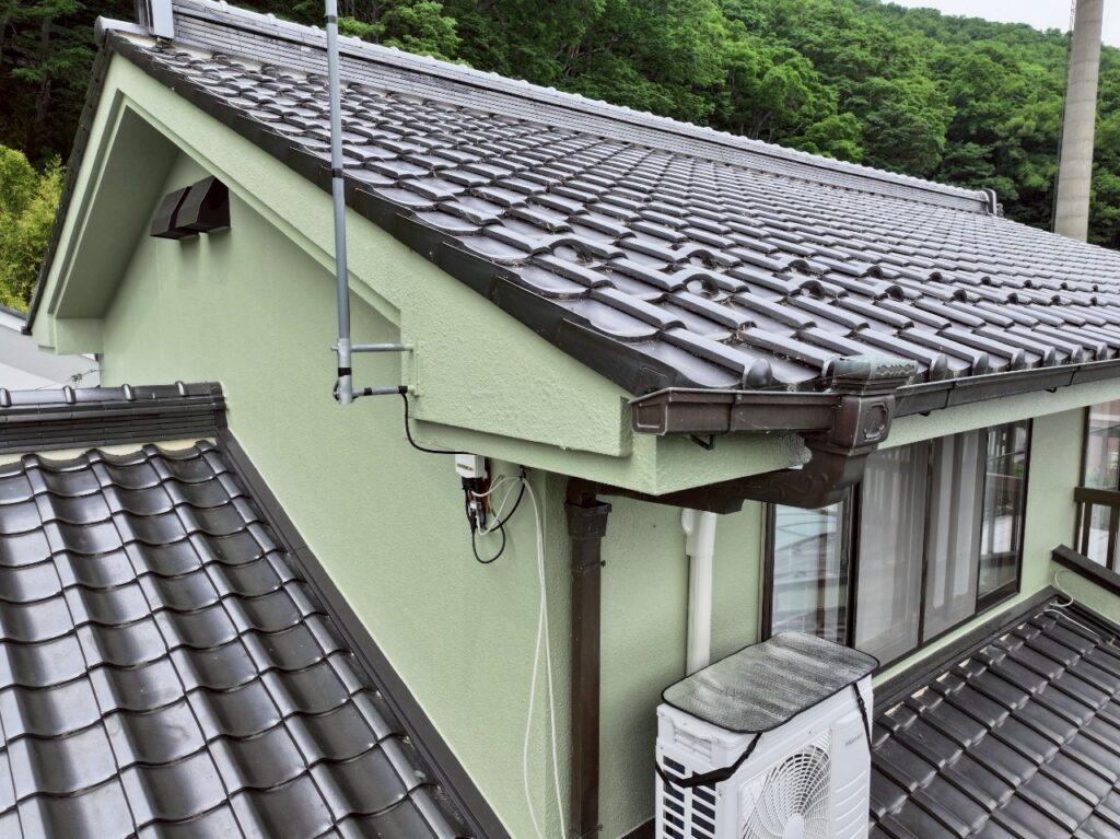 上田市外壁塗装 外観施工後