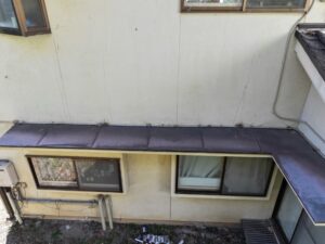 上田市モルタル外壁施工前