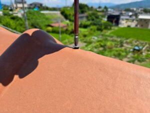 宮田村　鉄板サイディング　施工中　屋根