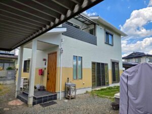 岡谷市　外壁塗装施工後
