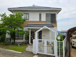 上田市　外壁塗装屋根塗装　施工後