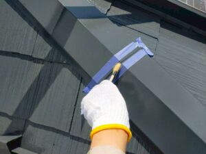 上田市　外壁塗装屋根塗装　施工中