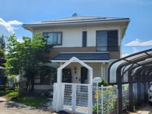 上田市　外壁塗装屋根塗装　施工前