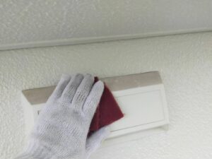 上田市　外壁塗装屋根塗装　施工中